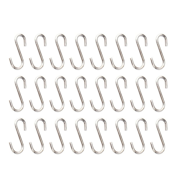 100pcs DIY Mini S-shaped Hooks Metal DIY Jewelry Accessory for Store Store Home